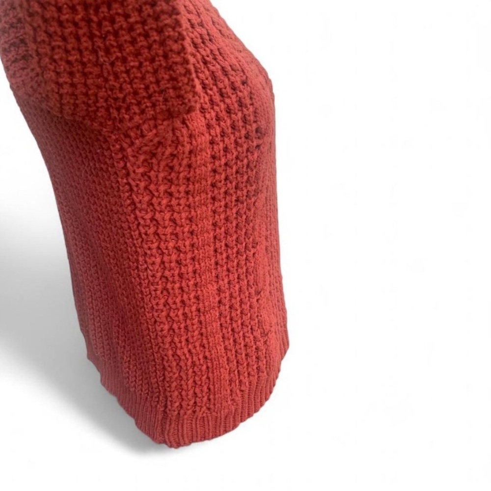 Cupio Rust Colored Cable Knit Sweater - image 5